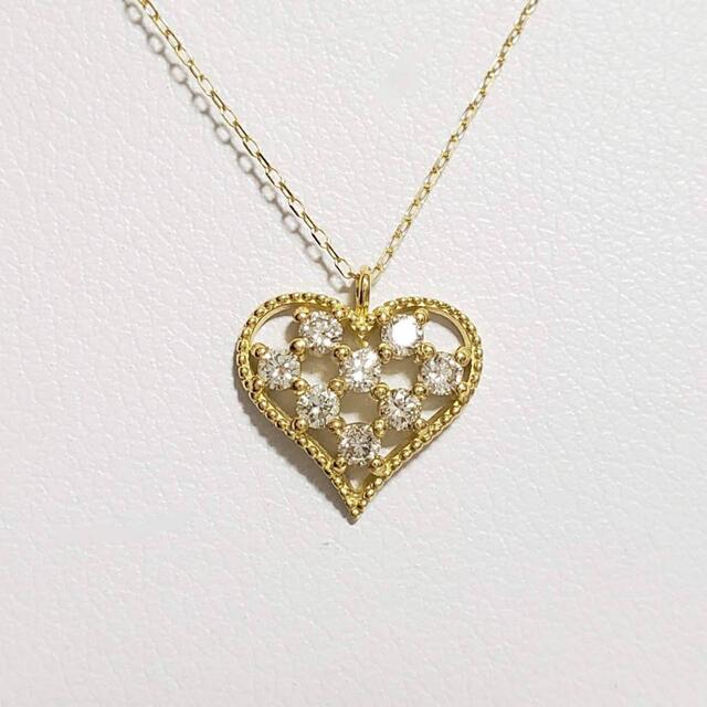 【夏のお洒落の必需品】新品未使用♡K18台☆天然ダイヤプチネック(0.2 CT) 2