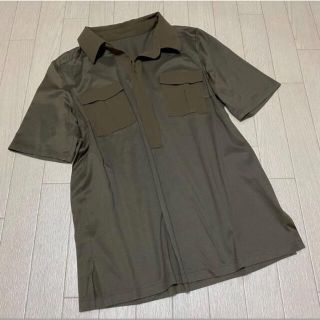 レリアン(leilian)の美品 レリアン 異素材切り替え 半袖カットソー 9(カットソー(半袖/袖なし))