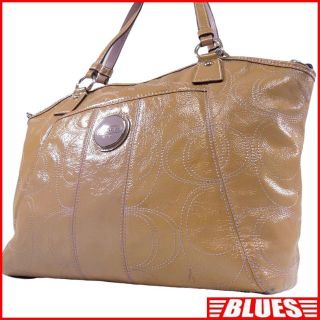 コーチ(COACH)のトートバッグ 本革 COACH レディース 茶 ベージュ コーチ SJ1330(トートバッグ)