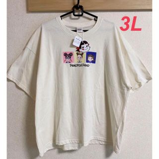 サンリオ(サンリオ)の新品　サンリオ　レディース　ペコちゃん　プリント　Tシャツ　3L(Tシャツ(半袖/袖なし))