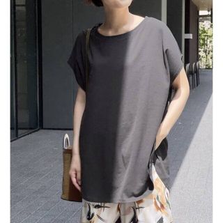 スピックアンドスパン(Spick & Span)の◇新品◆スピックアンドスパン　COOL TOUCH ヴィンテージ天竺フレンチT(Tシャツ(半袖/袖なし))