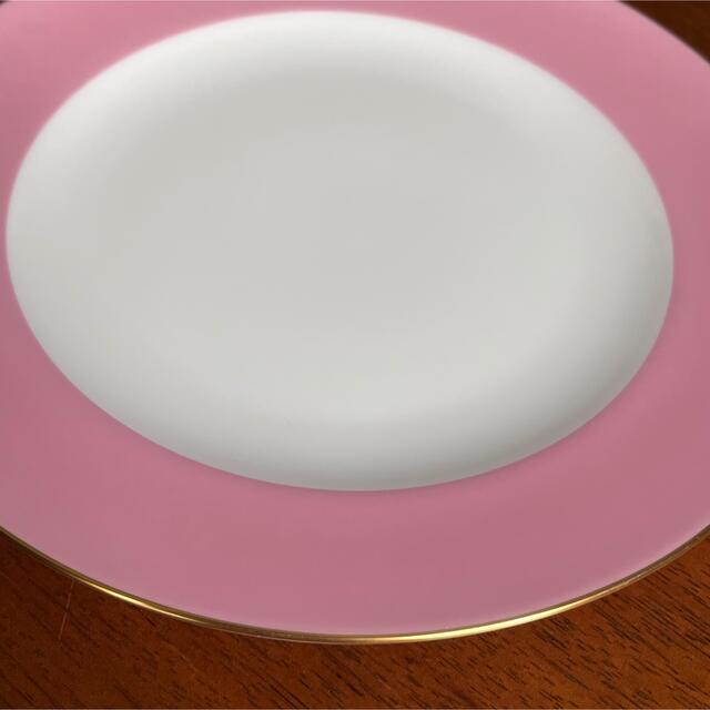 未使用美品】大倉陶園☆色蒔きピンク☆デザート皿 1枚-eastgate.mk