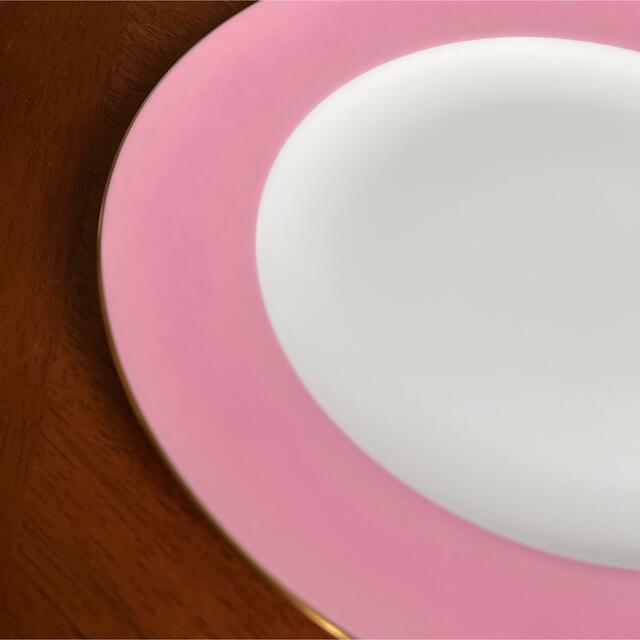 未使用美品】大倉陶園☆色蒔きピンク☆デザート皿 1枚-eastgate.mk
