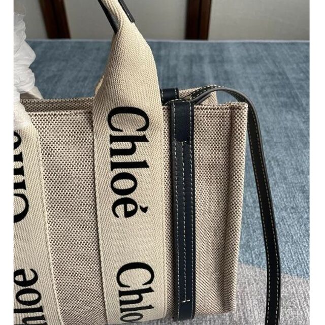 Chloe クロエ ストラップ付き“WOODY”スモールトートバッグ | www