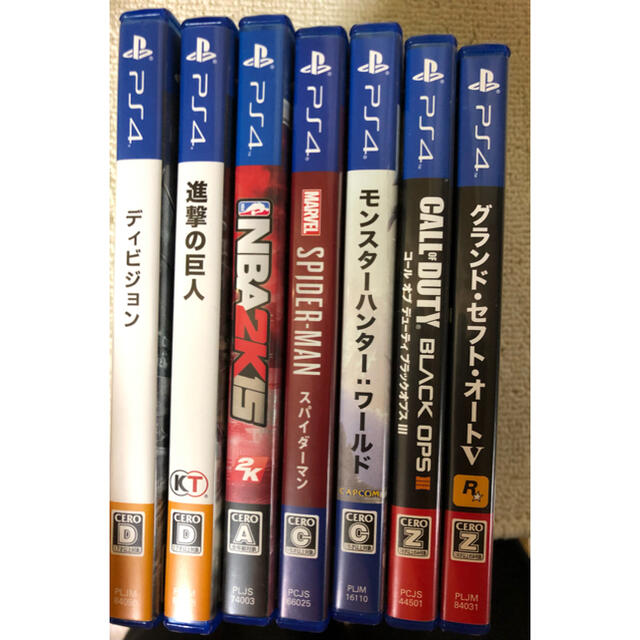 ps4本体セット　ゲームソフト