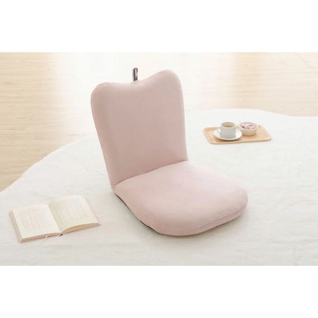 りんごの形　リクライング座椅子　ピンク