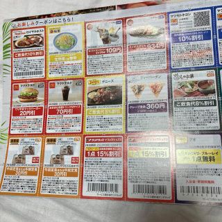 JAFクーポン 割引券 クーポン まとめ売り(レストラン/食事券)