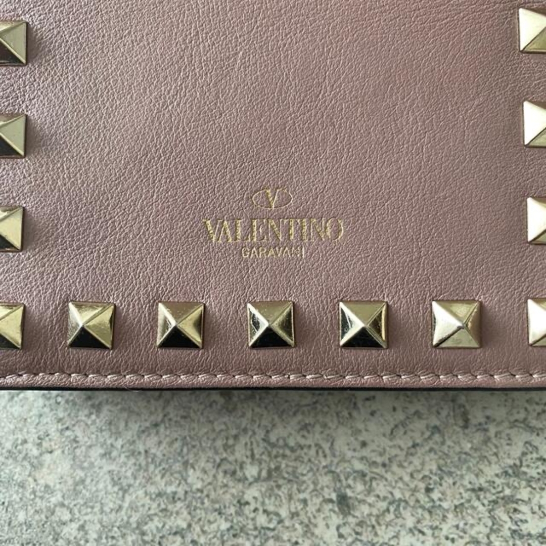 ※大幅最終値下げ VALENTINO ヴァレンティノ ミニ財布 くすみピンク