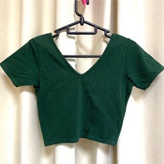 エモダ(EMODA)の新品✨EMODA ショート丈トップス　Sサイズ(Tシャツ(半袖/袖なし))