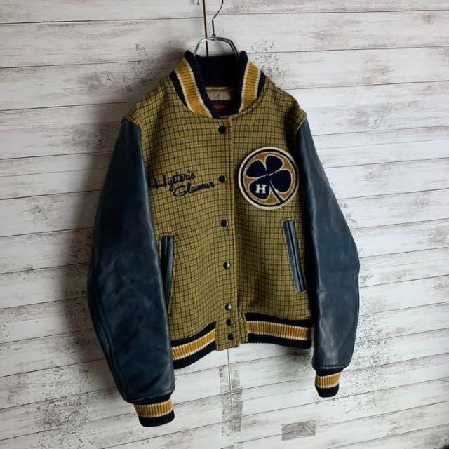 新作 HYSTERIC GLAMOUR - ヒステリックグラマー☆パイル地ロゴ牛革