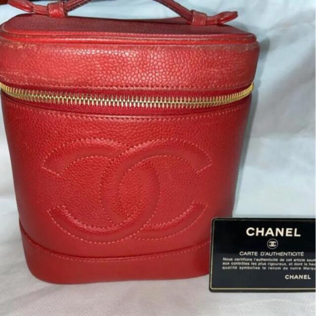 驚きの値段】 超レア CHANEL - CHANEL ヴィンテージバニティ キャビア