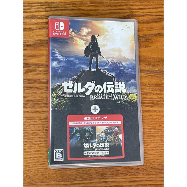 Nintendo Switch(ニンテンドースイッチ)のゼルダの伝説 ブレスオブザワイルド ＋ エキスパンションパス　switch エンタメ/ホビーのゲームソフト/ゲーム機本体(家庭用ゲームソフト)の商品写真