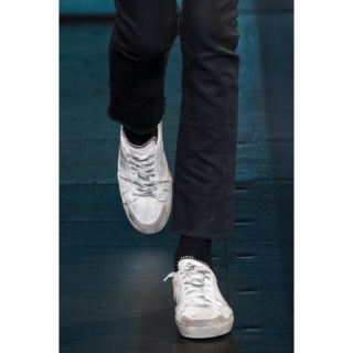 サンローラン(Saint Laurent)のsaint laurent 16ss SL/37 レザースニーカー 42(スニーカー)