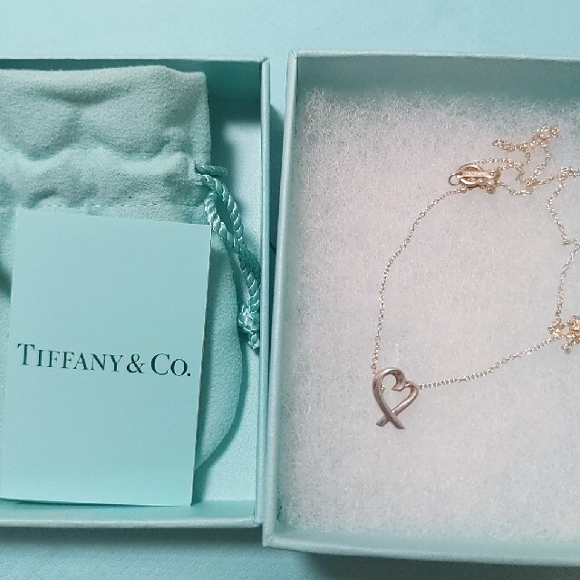 Tiffany ラビンクハートネックレス - ネックレス