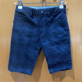 COMME CA COMMUNEチェック柄　kids ハーフパンツ　120cm