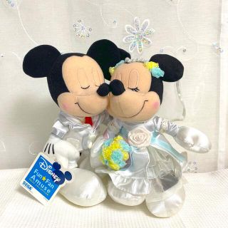 ディズニー(Disney)のディズニー❤︎ミッキー&ミニー　ウェディングぬいぐるみ(ぬいぐるみ)