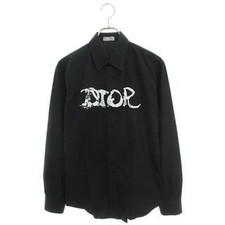 ディオール(Dior)のディオール ×ピータードイグフロント刺繍長袖シャツ 38(シャツ)