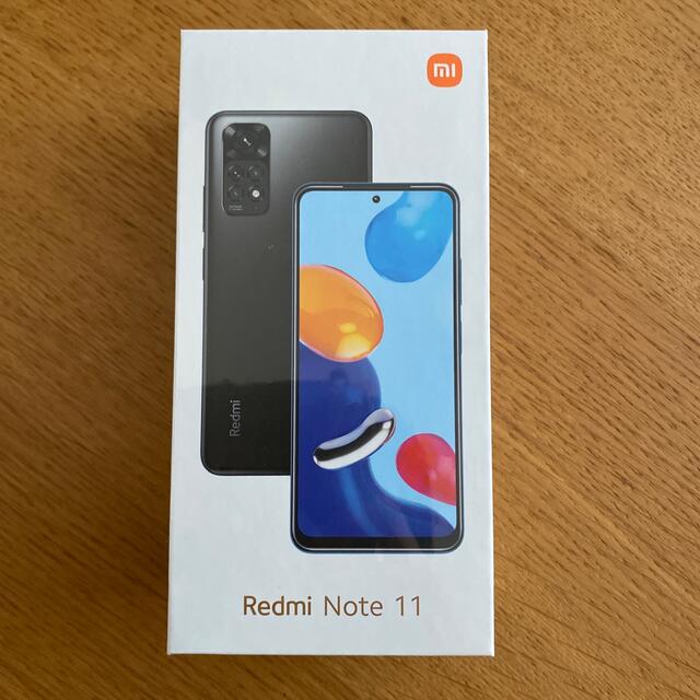 スマホ/家電/カメラシャオミ Xiaomi Redmi Note 11 Graphite Gray