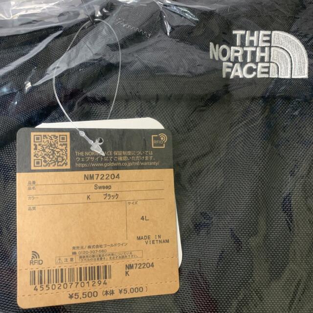 THE NORTH FACE(ザノースフェイス)の★新品★ザ ノースフェイス　スウィープ　ブラック メンズのバッグ(ボディーバッグ)の商品写真