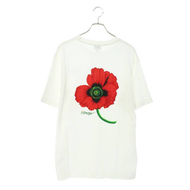 KENZO(ケンゾー)のケンゾー 22SS Poppy Loose T-Shirt FC55TS227CSL バックポピーフラワーTシャツ メンズ L メンズのトップス(Tシャツ/カットソー(半袖/袖なし))の商品写真