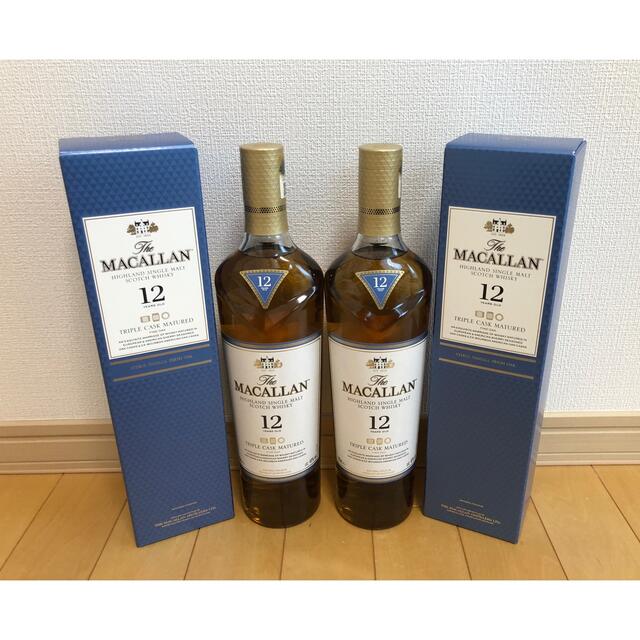 即納・新品 ザ・マッカラン 12年 トリプルカスク 700ml 2本 新品未開栓