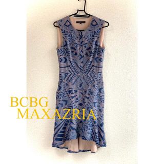 ビーシービージーマックスアズリア(BCBGMAXAZRIA)の値下げ！！ BCBG MAXAZRIA エレガント レース ワンピース(ひざ丈ワンピース)