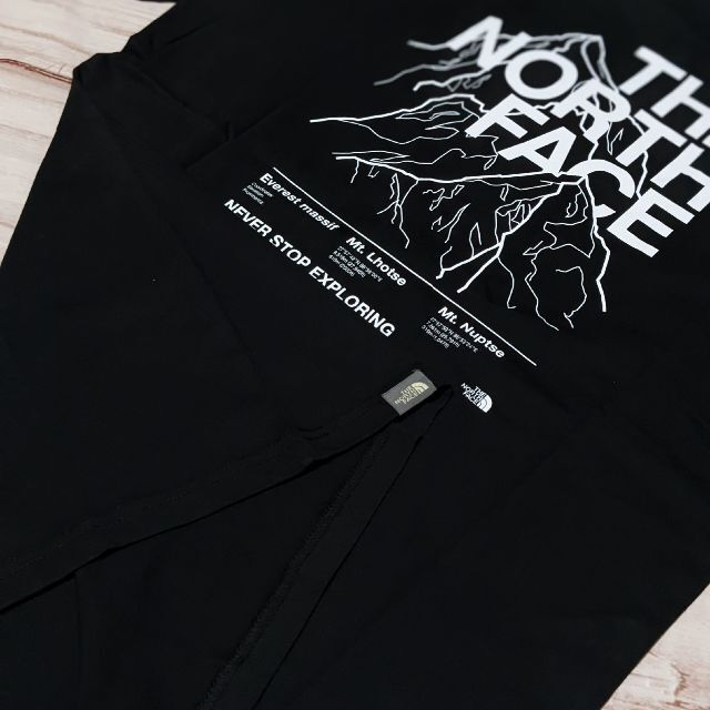 THE NORTH FACE(ザノースフェイス)のザ・ノースフェイス 半袖Tシャツ BK Mountain Outline メンズのトップス(Tシャツ/カットソー(半袖/袖なし))の商品写真