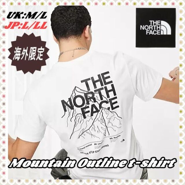 THE NORTH FACE(ザノースフェイス)のザ・ノースフェイス 半袖Tシャツ WH マウンテンアウトライン メンズのトップス(Tシャツ/カットソー(半袖/袖なし))の商品写真