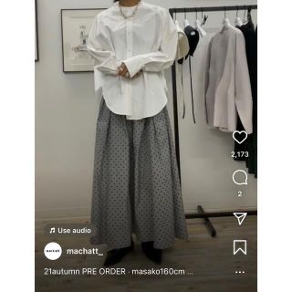 machatt マチャット メモリーロングスカート ドット 新品未使用の通販