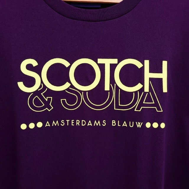 SCOTCH & SODA(スコッチアンドソーダ)のSCOTCH&SODA スコッチ&ソーダ   ロゴプリントTシャツ メンズのトップス(Tシャツ/カットソー(半袖/袖なし))の商品写真