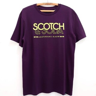 スコッチアンドソーダ(SCOTCH & SODA)のSCOTCH&SODA スコッチ&ソーダ   ロゴプリントTシャツ(Tシャツ/カットソー(半袖/袖なし))