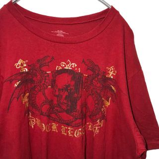 アートヴィンテージ(ART VINTAGE)の【希少】ヴィンテージ 輸入古着 Tシャツ XL 赤 ヴィンテージ 輸入古着(Tシャツ(半袖/袖なし))