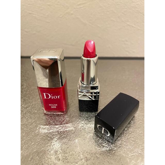 Christian Dior(クリスチャンディオール)のDior ディオール ギフトセット リップ ネイル ネームタグ プレゼント コスメ/美容のキット/セット(コフレ/メイクアップセット)の商品写真
