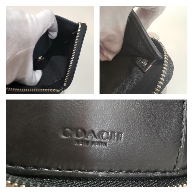 COACH(コーチ)のコーチ　メンズ　シグネチャー　二つ折り　財布　FJ013 メンズのファッション小物(折り財布)の商品写真