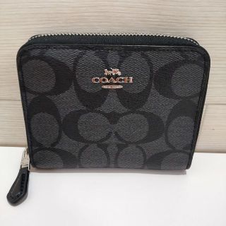 コーチ(COACH)のコーチ　メンズ　シグネチャー　二つ折り　財布　FJ013(折り財布)