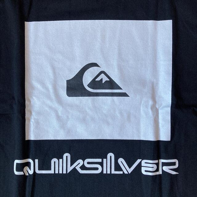 QUIKSILVER(クイックシルバー)のクイックシルバー 長袖Tシャツ L ブラック 黒 バックプリント柄 メンズのトップス(Tシャツ/カットソー(七分/長袖))の商品写真