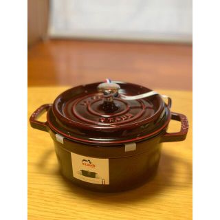 ストウブ(STAUB)の気まぐれ様専用Staub ココット ラウンド グレナディンレッド(鍋/フライパン)