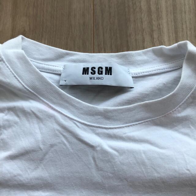 MSGM(エムエスジイエム)のMSGM エムエスジイエム  ロゴTシャツ メンズのトップス(Tシャツ/カットソー(半袖/袖なし))の商品写真