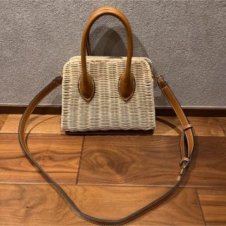 【新品未使用】ZARA クロスボディー ショルダー かご バッグ