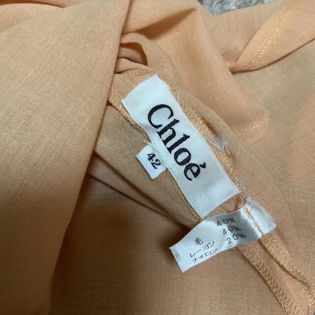 Chloe(クロエ)のChloe クロエ　シアーシャツ　ブラウス　 レディースのトップス(シャツ/ブラウス(半袖/袖なし))の商品写真