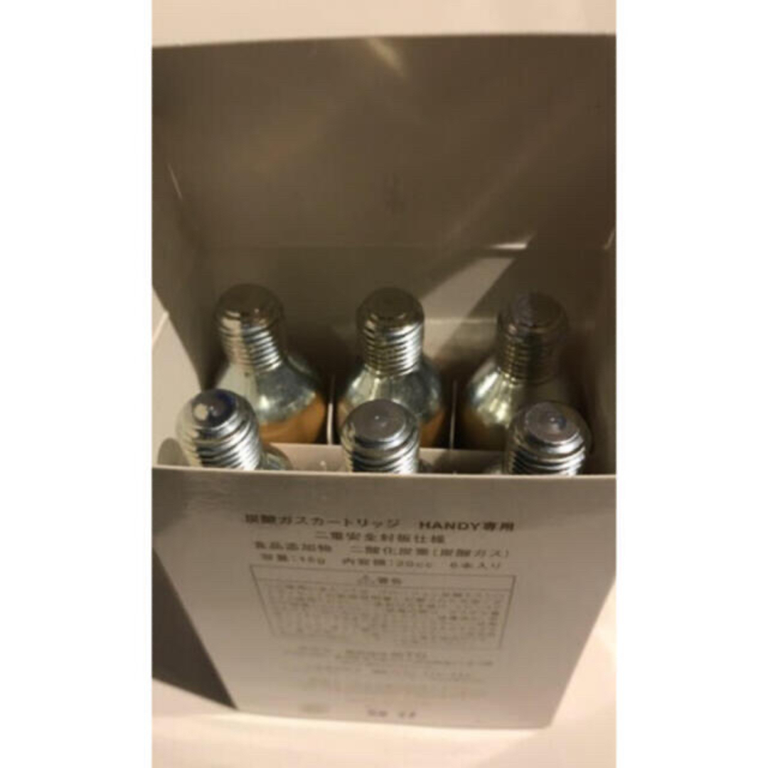 ☆純正☆プロージョン 炭酸ガスカートリッジ ハンディ用 6本 MTG ☆純正☆プロージョン 炭酸ガスカートリッジ ハンディ用 6本 MTG
