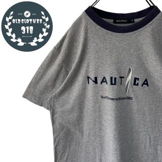 ノーティカ(NAUTICA)の【NAUTICA】ノーティカ ロゴ Tee リンガーネック デサント製(シャツ)