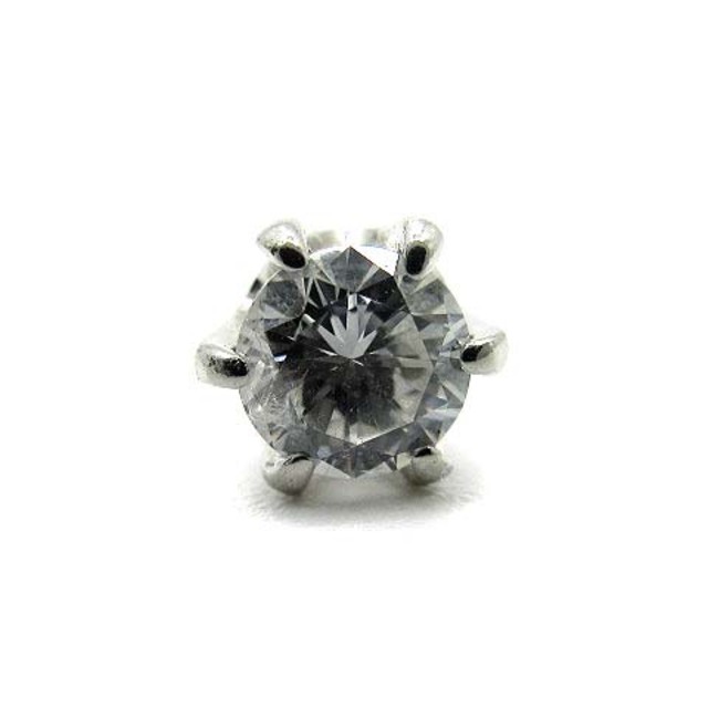 Pt900 ダイヤモンド 0.15ct ピアス 片耳