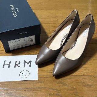 コールハーン(Cole Haan)の【COLE HAAN】レザーパンプス グレー 23cm(ハイヒール/パンプス)