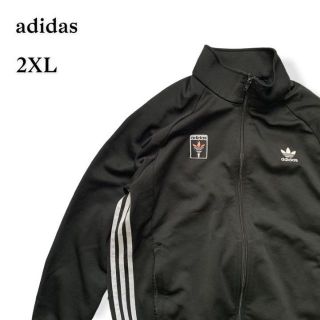 アディダス(adidas)のadidas トラックジャケット　アディダス　黒　2XL  ジャージ(ジャージ)