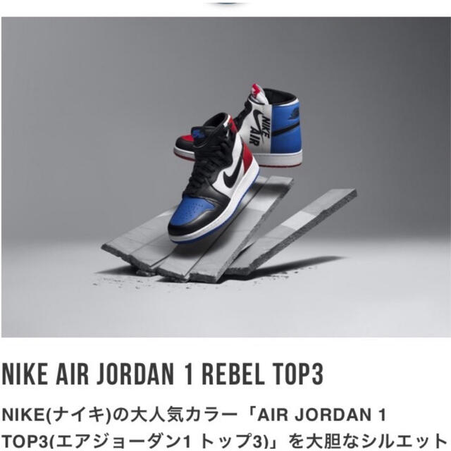 ナイキNIKE■AIR JORDAN1 TOP3エアジョーダンスニーカー