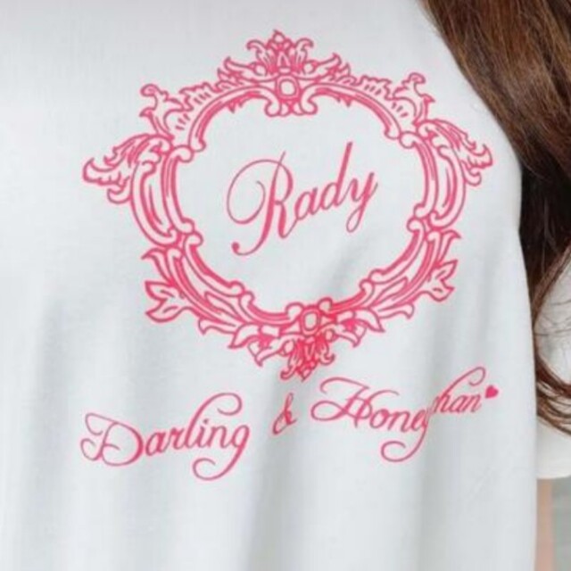 Rady(レディー)のRadyフレームTシャツ「新品未使用」早い者勝ち レディースのトップス(Tシャツ(半袖/袖なし))の商品写真