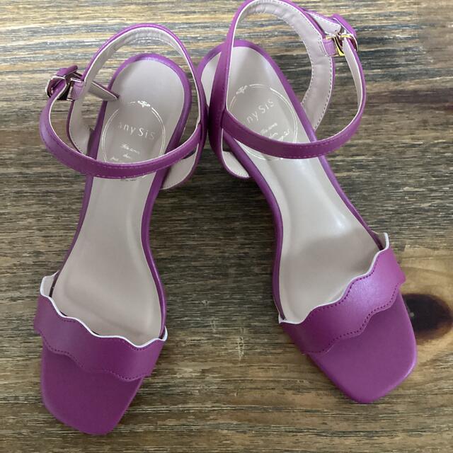 Anysis Anysis サンダル 濃い紫がかったピンク色の通販 By ベティ8581 S Shop エニィスィスならラクマ