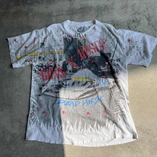 フィアオブゴッド(FEAR OF GOD)の激レア 90s Guns N’Roses 総柄 tシャツ(Tシャツ/カットソー(半袖/袖なし))