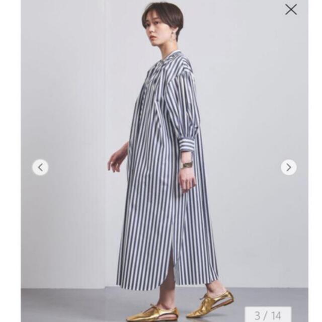 HYKE - HYKE T/C STRIPED GATHERED DRESSの通販 by rio's shop｜ハイク ...